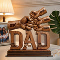 Dad The Man The Myth The Legend - Personalized Custom Shaped Acrylic Plaque
