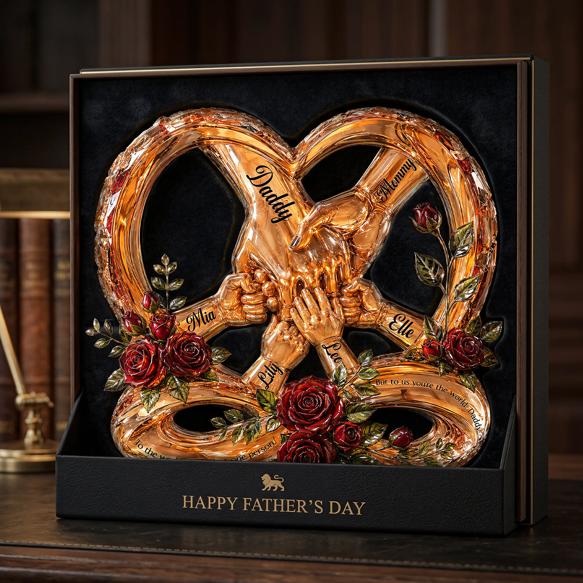 Side By Side Keepsake Acrylic Plaque - Personalized Gifts For Dad 02PATA220526