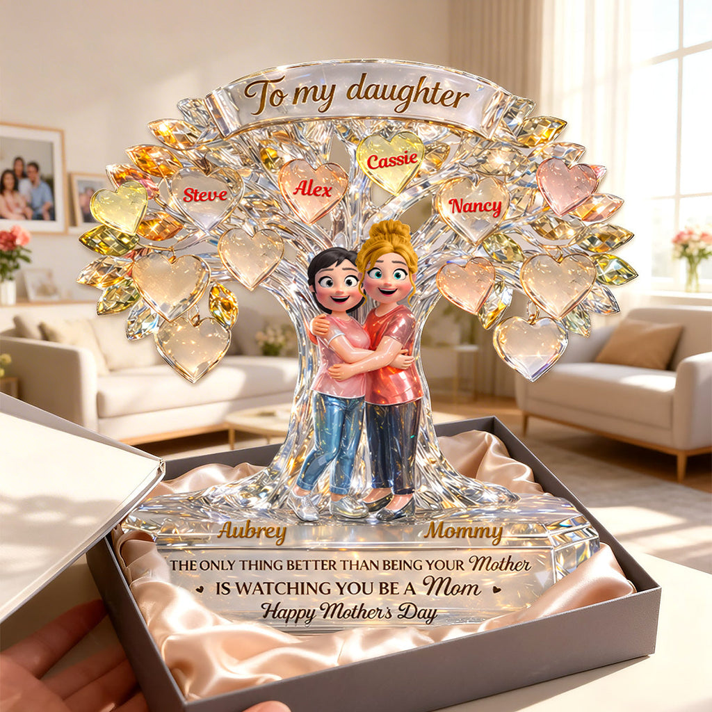 To My Daughter Acrylic Plaque - Personalized Mother's Day Gifts 01tomg120326