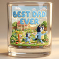 Best Dad Ever Glass Mug - Personalized Gifts For Dad 01NADT200526