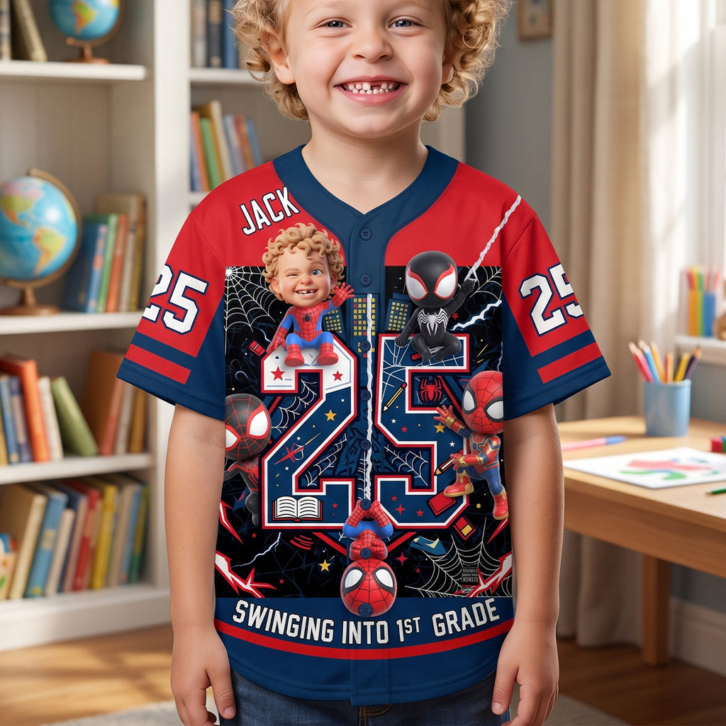 Proactive Back To School Kid Baseball Jersey - Personalized Gifts For Kids 01QHTN030726