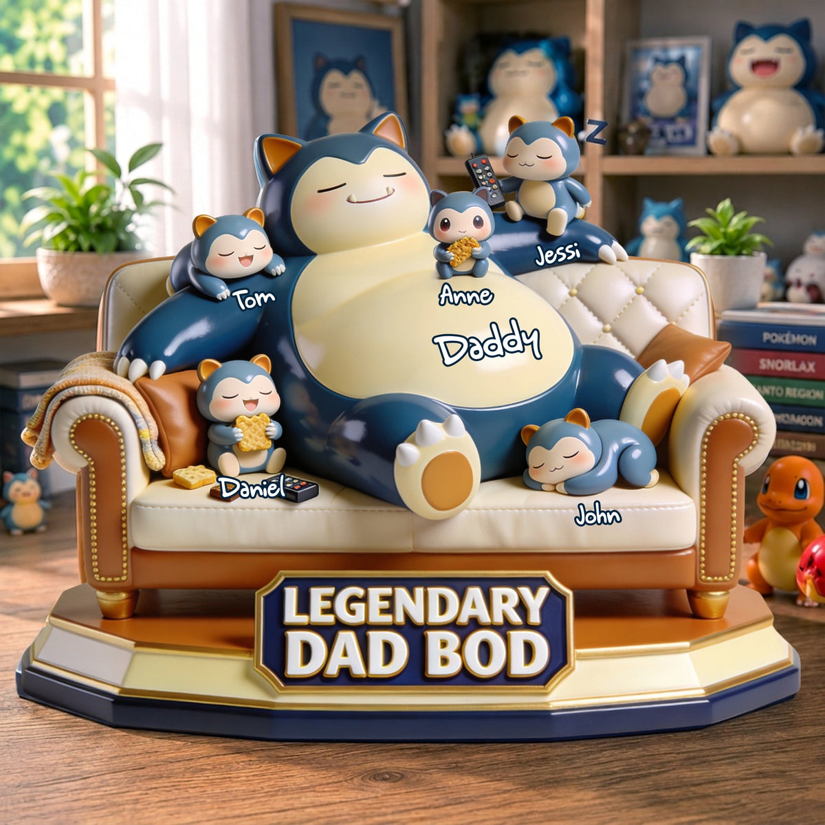 Relaxing Dad Personalized Plaque For Dads 125pglu080626