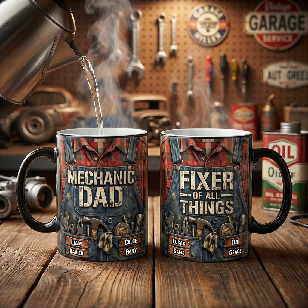 Fixer Of All Things Magic Mug - Personalized Gifts For Mechanic Dad 04TODH050526