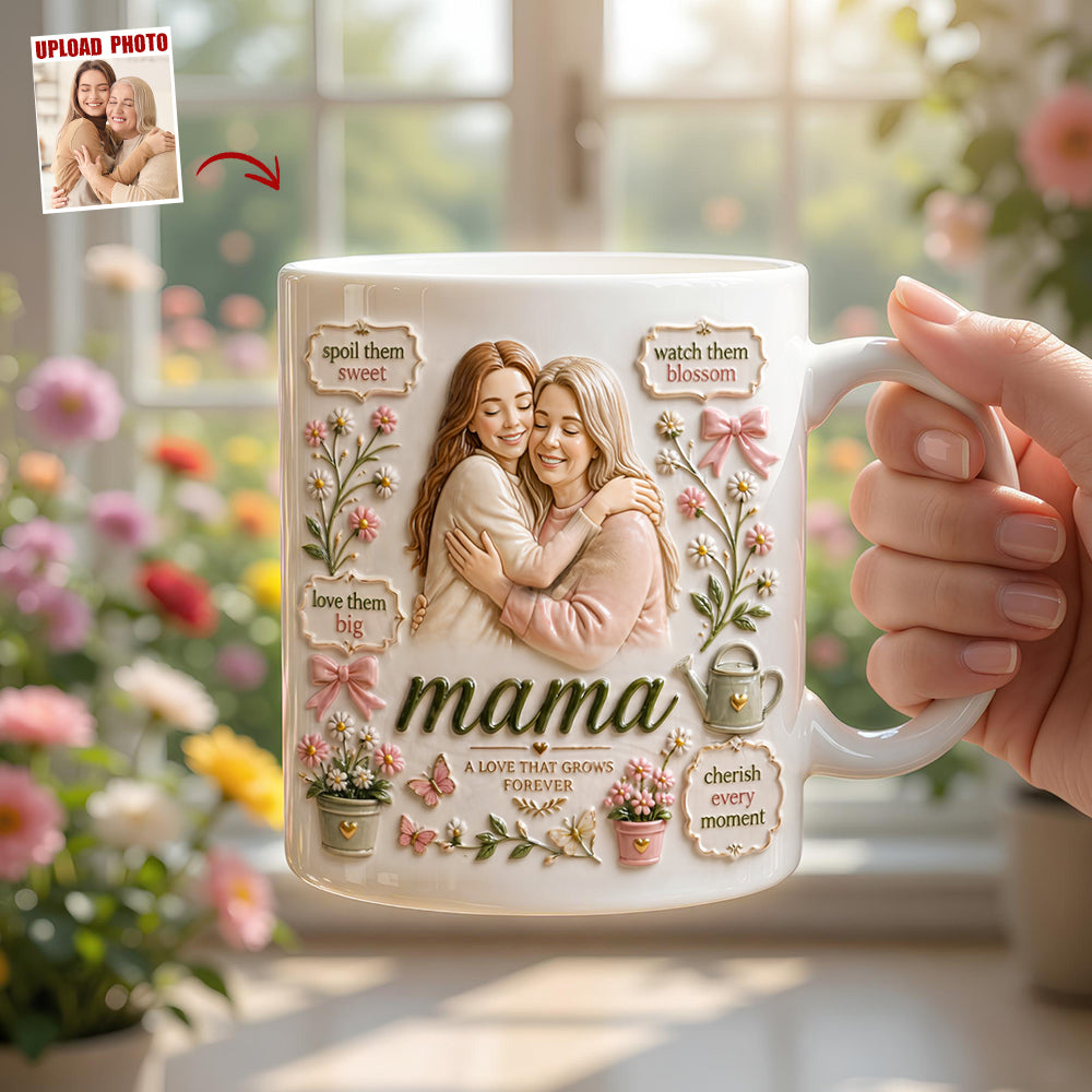 Custom Photo Mom and Daughter Coffee Mug - Gifts For Mom 05todt230426