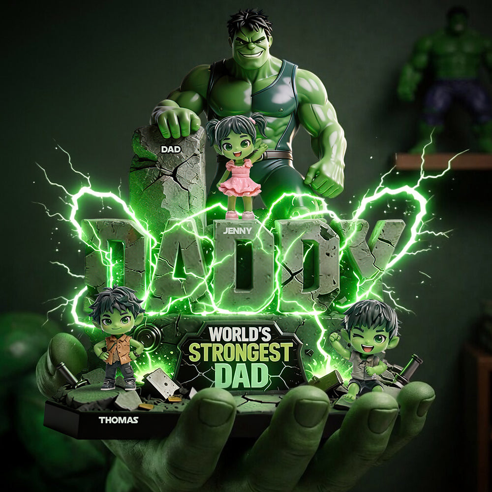 Green Dad Personalized Plaque 117todt080626