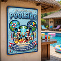 Welcome To Our Poolside Metal Sign - Personalized Gifts For Couples 05toqn180626