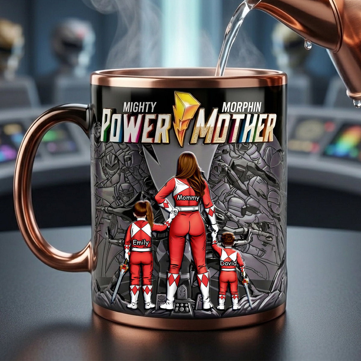 Mom Hero Squad Magic Mug - Personalized Gifts For Mom 04OHLU090426