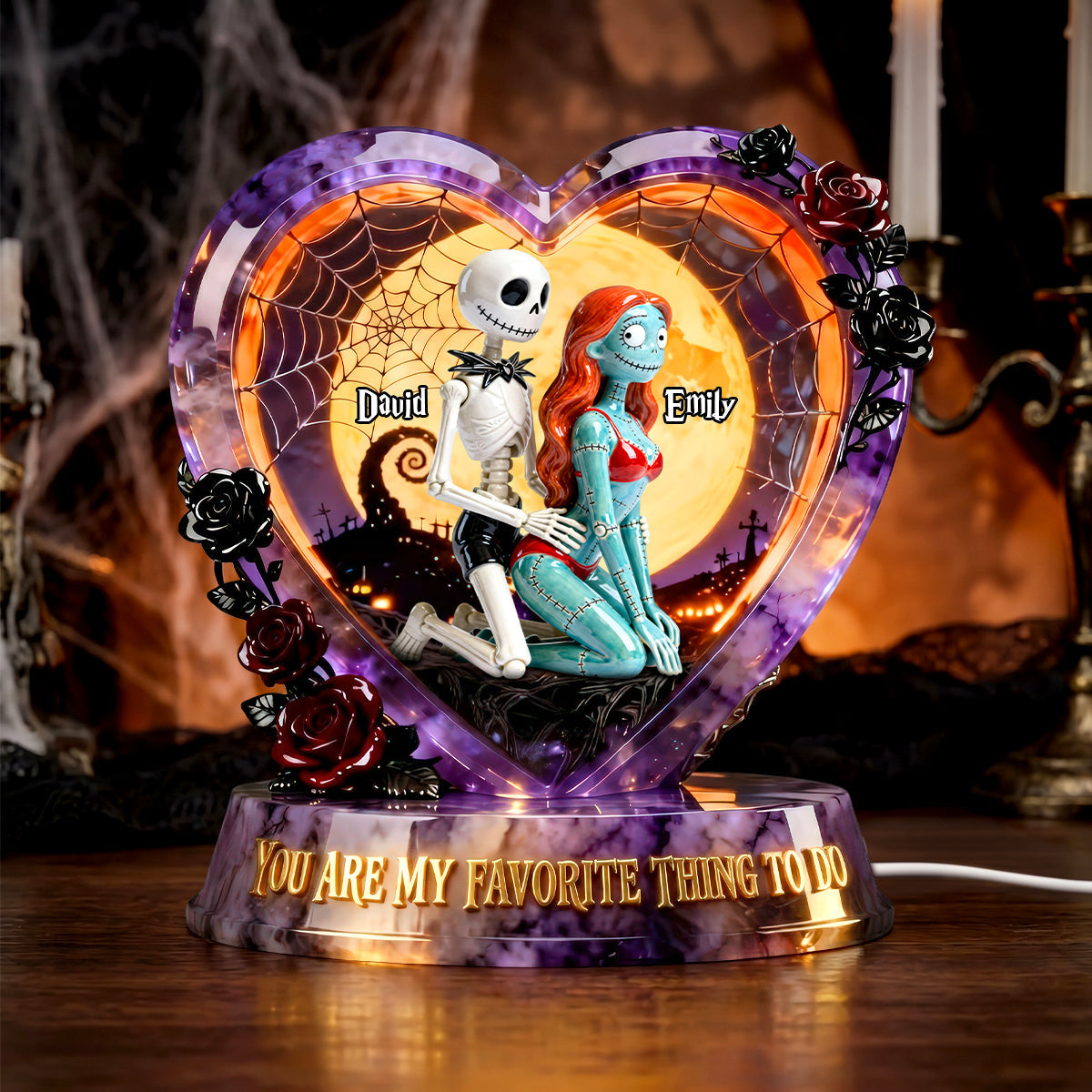 Naughty Soulmates Acrylic Light Box - Personalized Gifts For Couple 05OHDH090626