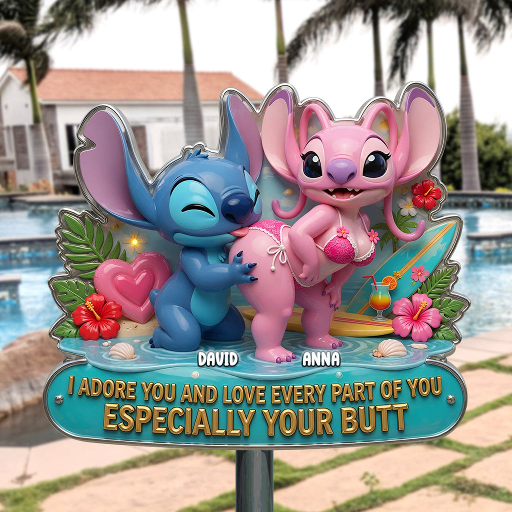 Funny Couple Cut Metal Sign - Personalized Gifts For Couple 04tytn170626