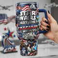 Freedom With You 40oz Tumbler  - Personalized Gifts For Patriots 03pata110626