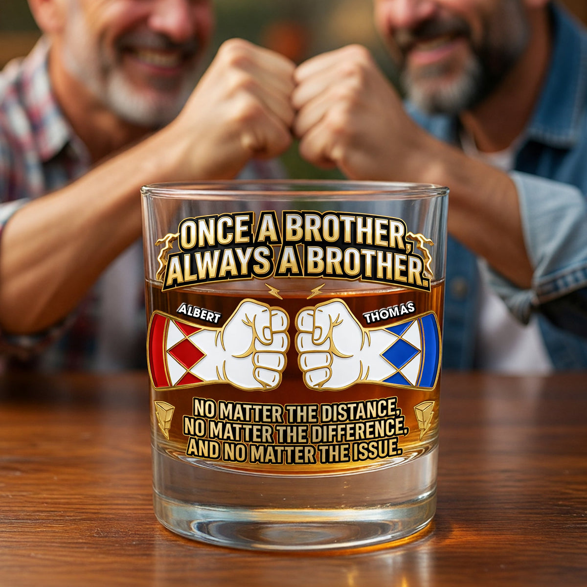 Once A Brother, Always A Brother Drinking Glass - Personalized Gifts For Brothers 05naqn060626