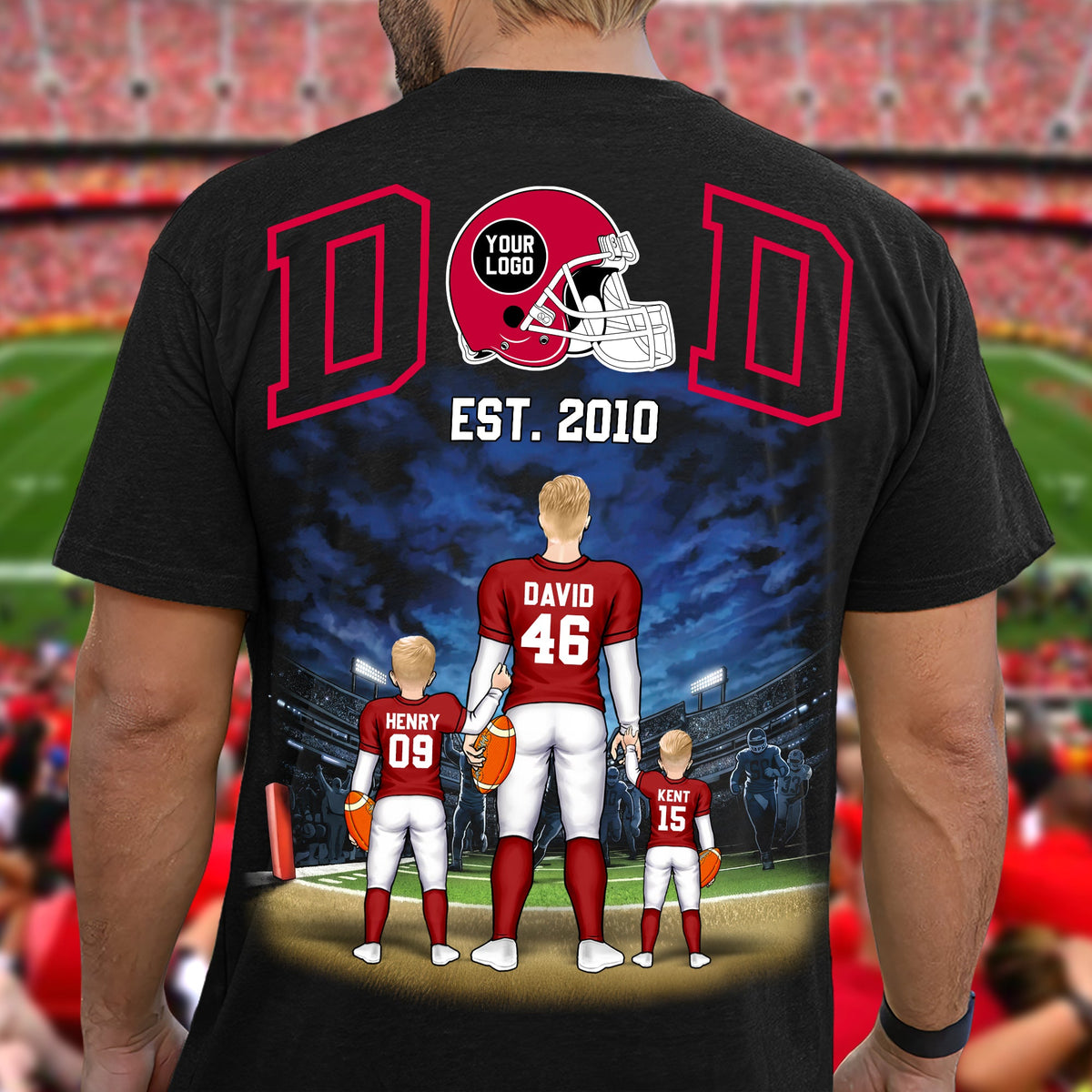 Sports Shirt Personalized Gifts For Dad 060huqn080626 GRER52005