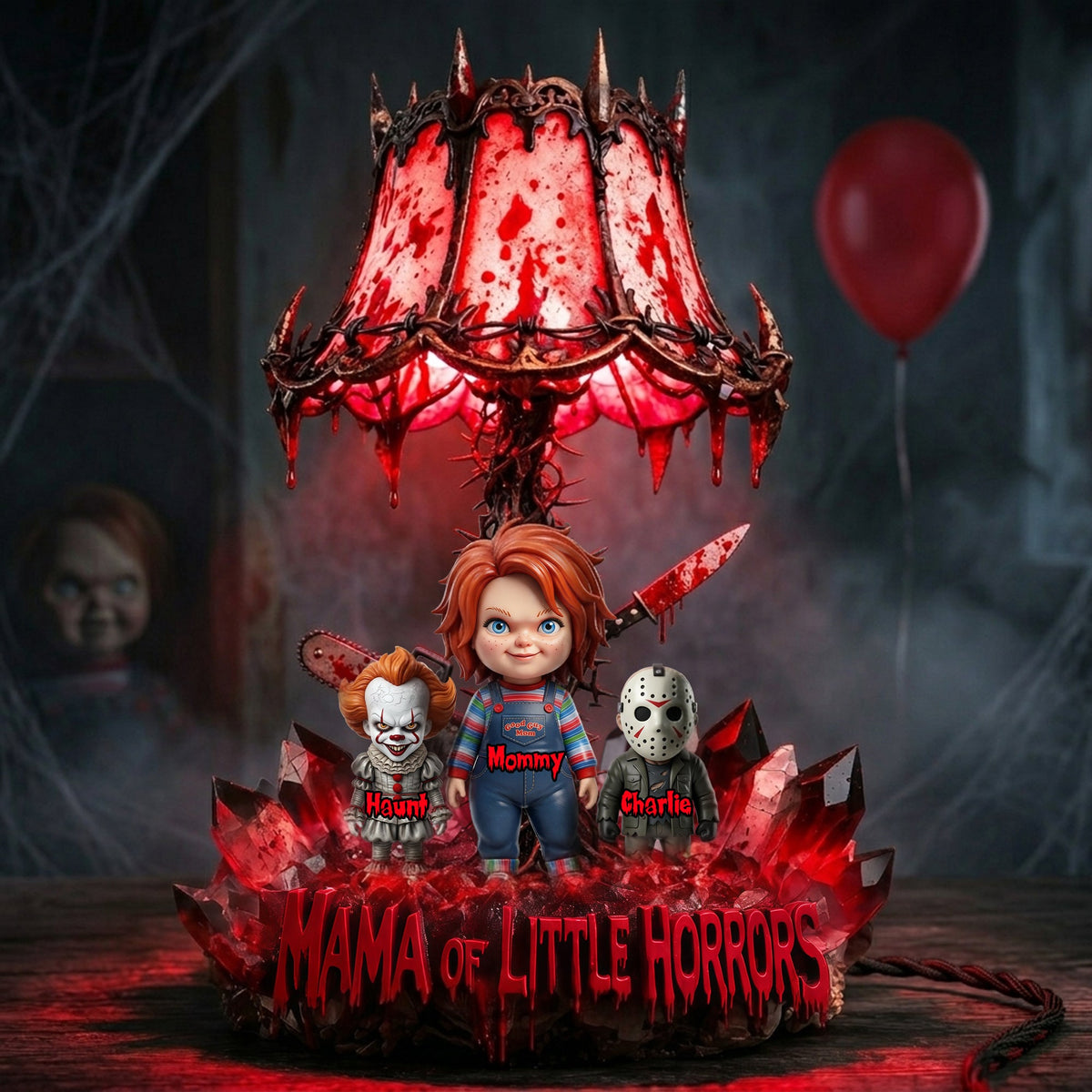 Mama Of Little Horrors Light Box - Personalized Gifts For Mom 05TYLU070426