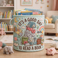 Cozy Reader Laundry Basket - Personalized Gifts 02nadh170726
