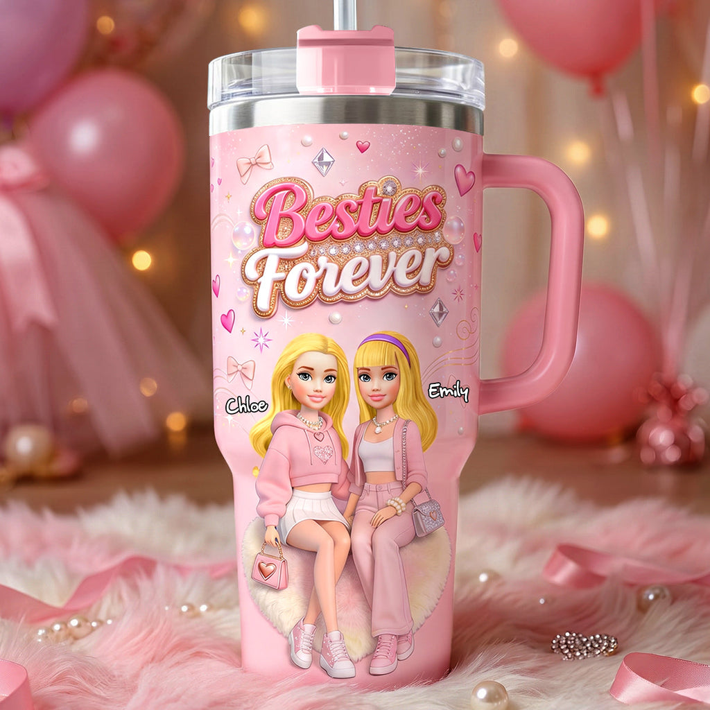 Besties Forever 40oz Tumbler - Personalized Gifts For Besties 05pgdh120626