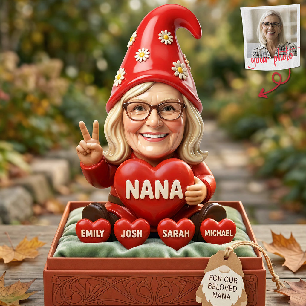 Gnome Nana Acrylic Plaque - Custom Photo Gifts For Grandmas 02nata060426