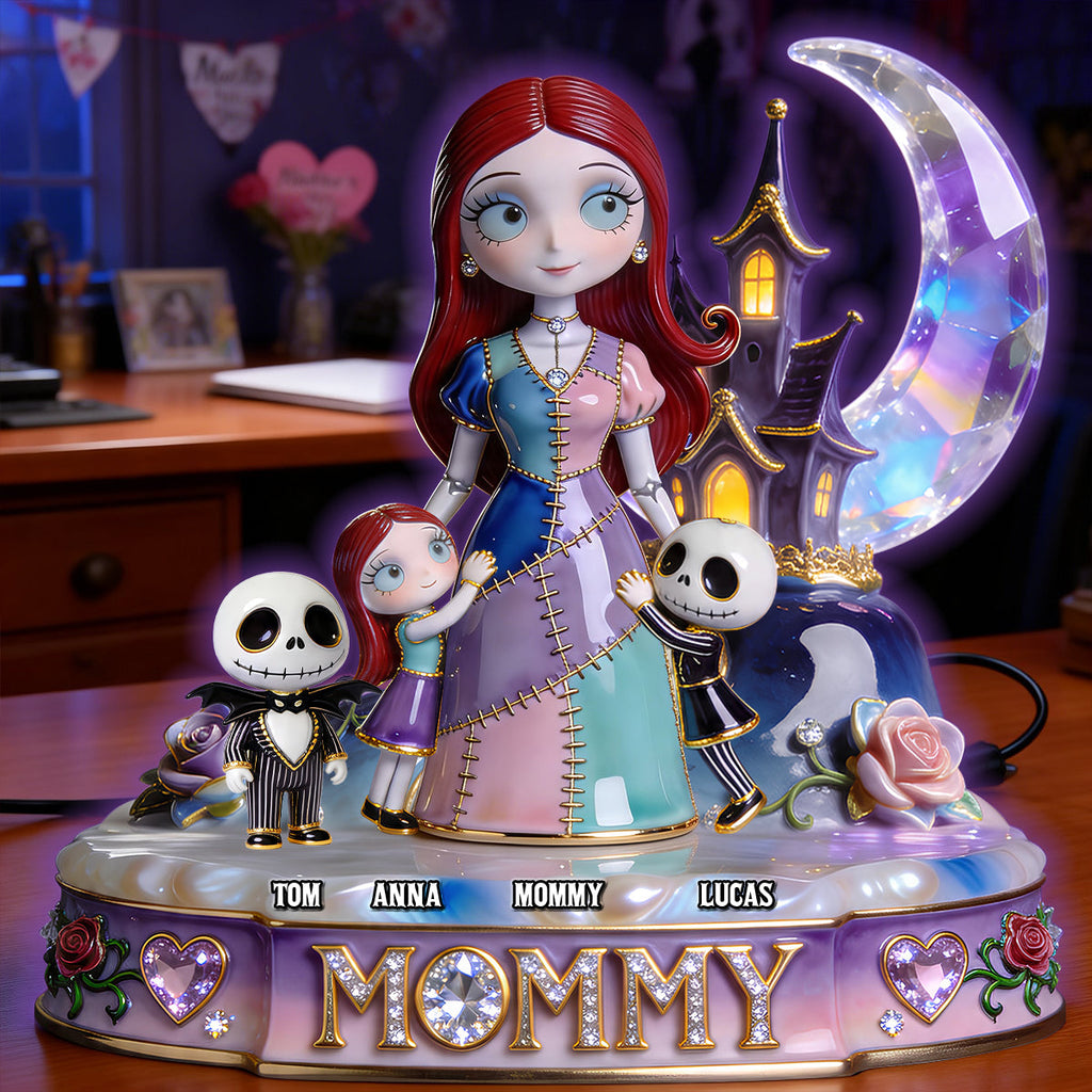 Dark Fantasy Mom & Kids Light Box - Personalized Gift For Mothers 02pgtn200426