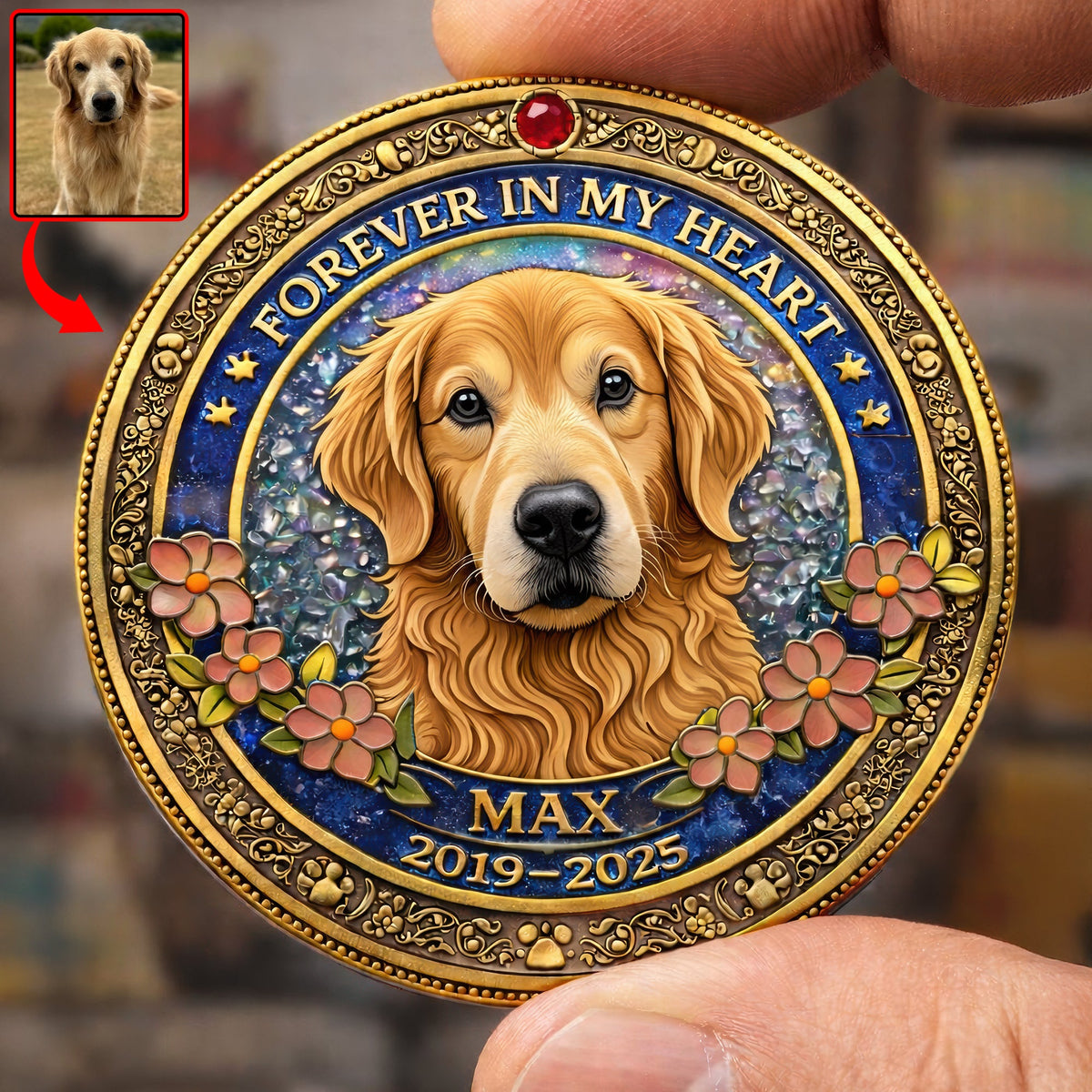 Forever In My Heart - Custom Photo Gifts For Pet Lovers 01TOQN010426