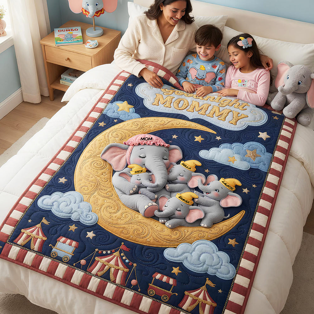 Goodnight Mommy Blanket - Personalized Gifts For Moms 01padt220426