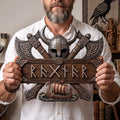 Viking Style Acrylic Sign - Personalized Gifts For Warriors 04NATN100726