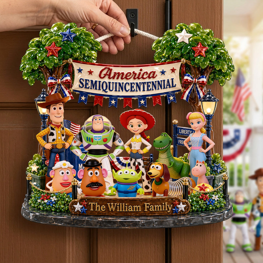 USA Family Acrylic Sign - Personalized Gifts For Family 02pata180626