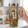 The Lord Is My Shepherd Tumbler With Handle - Personalized Gifts For Christians 03hatn060726