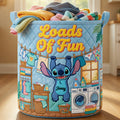 Loads Of Fun Quilted Laundry Basket - Personalized Gifts 04nadt090726