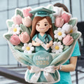 Graduation Nurse Bouquet  Pillow  - Custom Photo Gifts For Nurse Pillow 02NALU270326