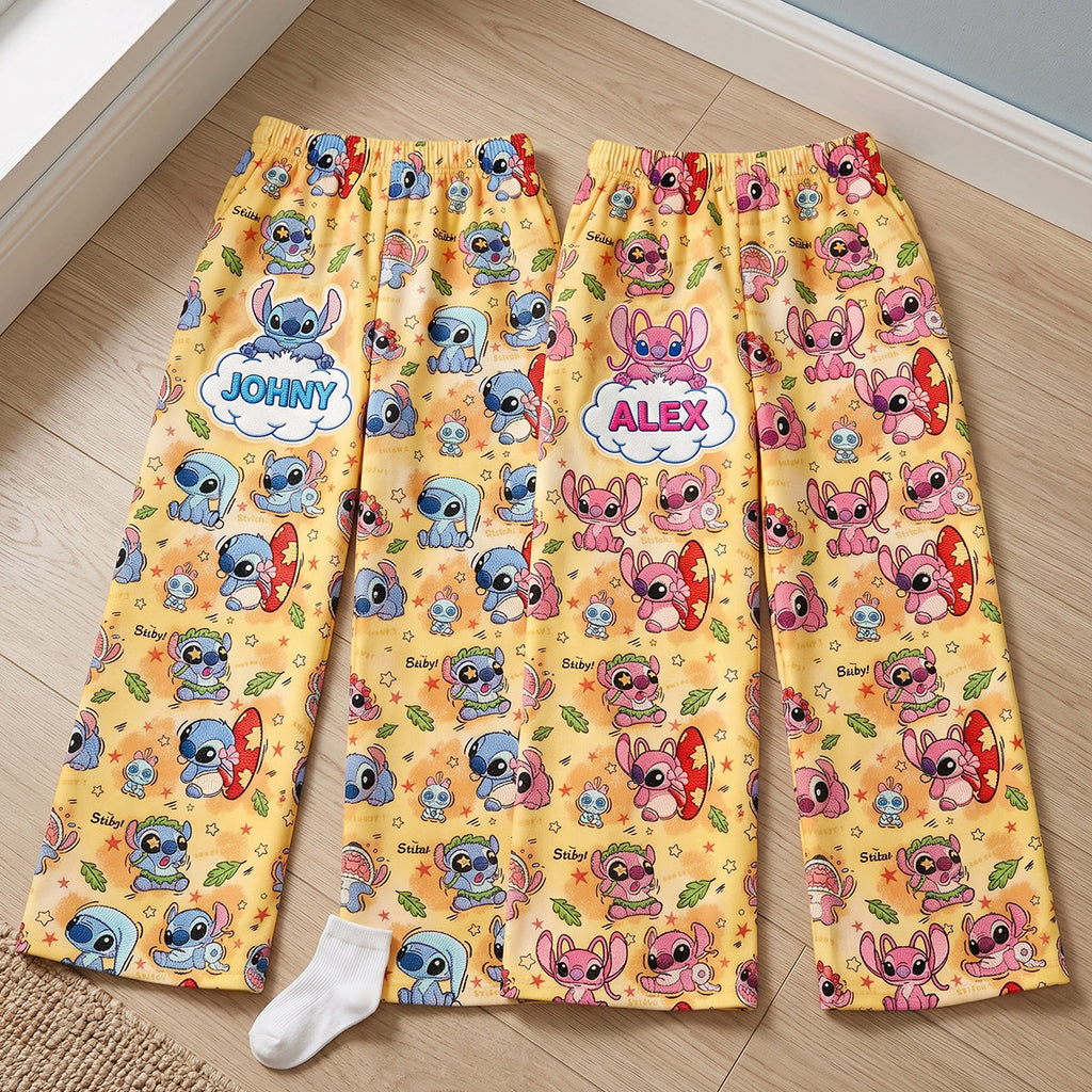 Cute Alien Pajama Pants - Personalized Gifts 01patn260626