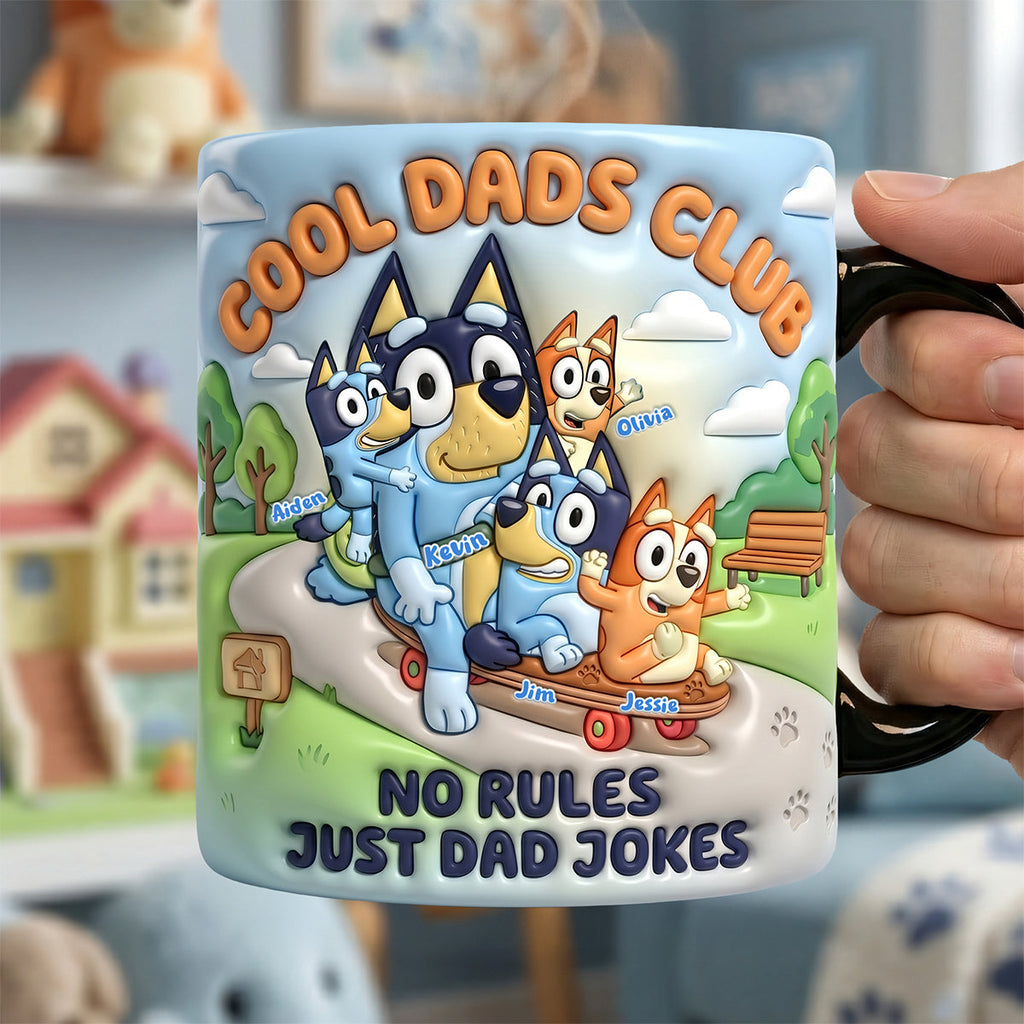 Cool Dads Club Magic Coffee Mug - Personalized Gifts For Dad 01NATA220426