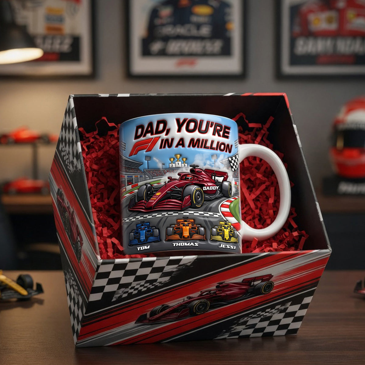 Dad, You’re In A Million Magic Coffee Mug - Personalized Gifts For Dad 03nalu120526