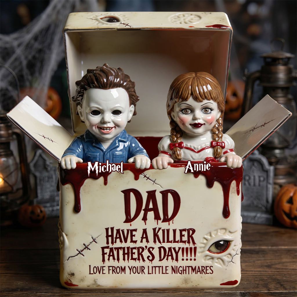 Horror Dad and Kids Acrylic Plaque 149tgdh080626