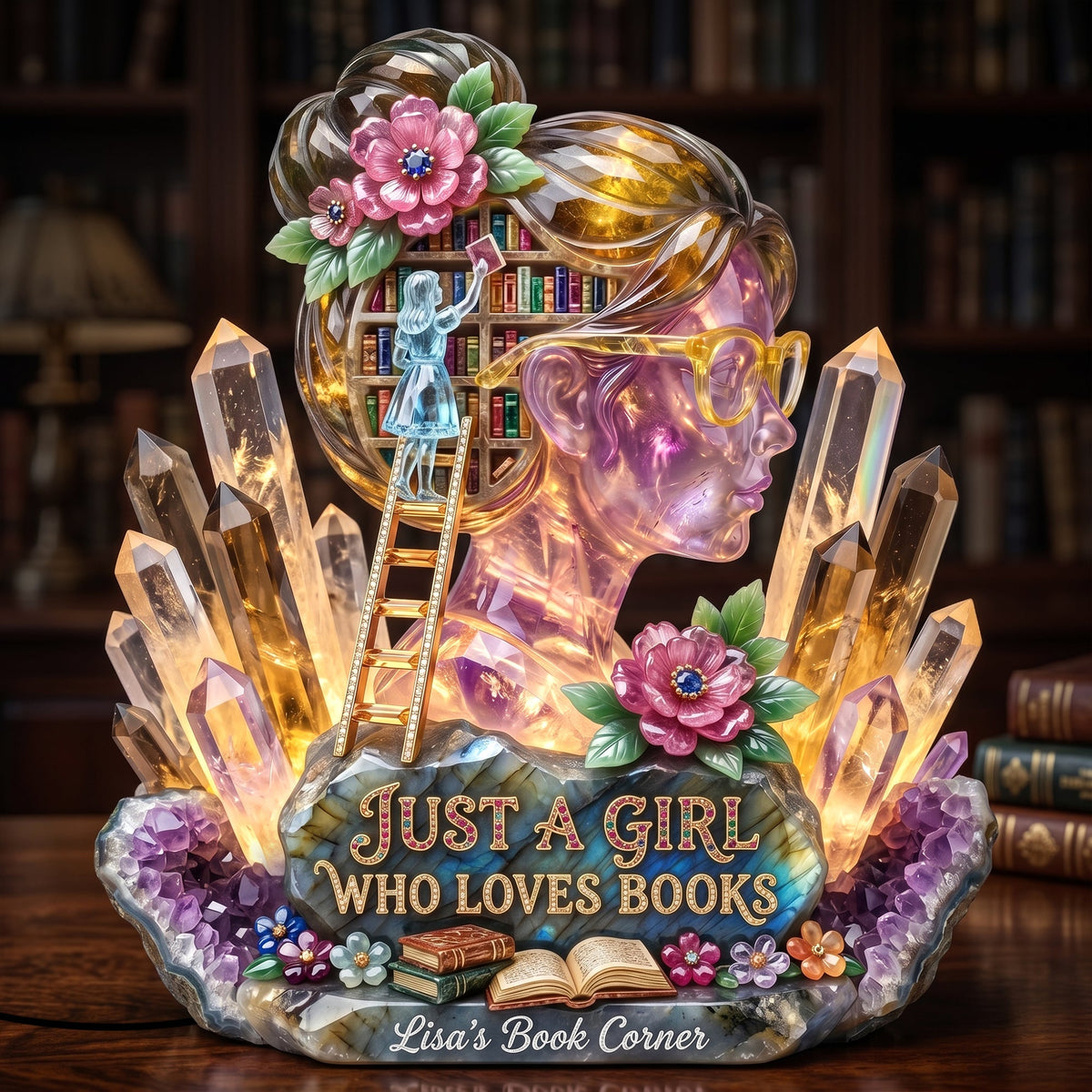 Personalized Gifts For Book Lovers Acrylic Light Box 02HULU150626