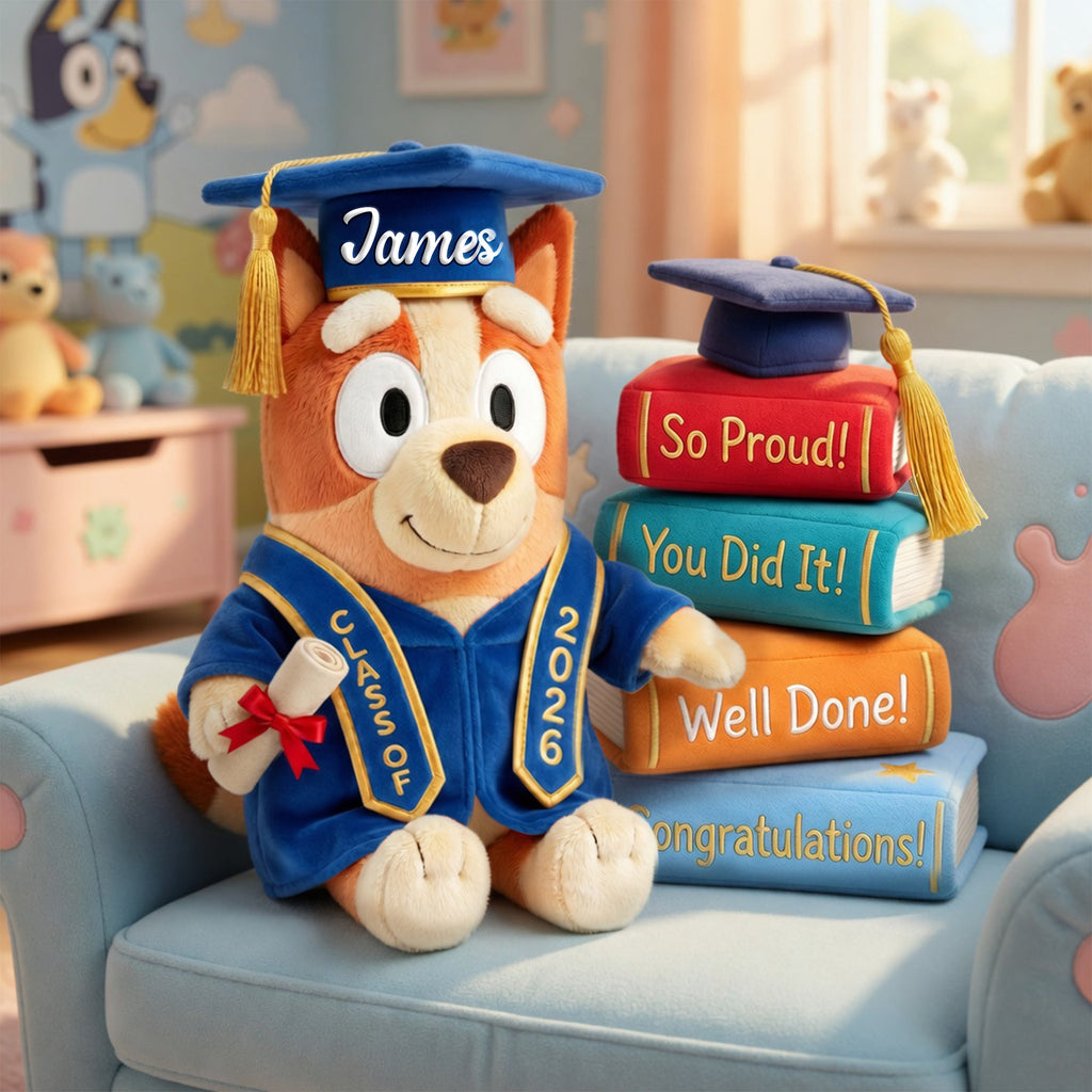 Congrats Graduate Shaped Pillow - Personalized Gift For Graduation 01PALU130526