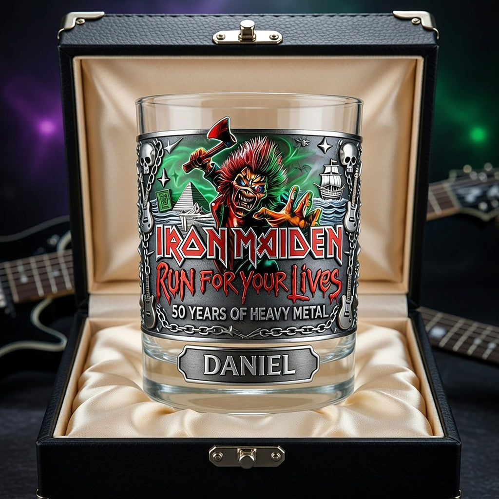 Heavy Metal 50th Anniversary Whiskey Glass - Personalized Gifts For Rock Lovers 03KIMG100326