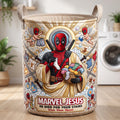 He Died For Your Stains Quilted Laundry Basket - Personalized Gifts For Christians 04patn110726