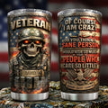 Fire Skull Veteran Tumbler Personalized Gifts For Veteran 04TYLU070426