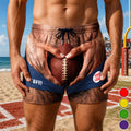 Game Day Funny Men's Beach Shorts - Personalized Gifts 01ohqn100726