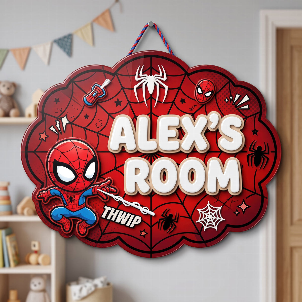 Hero Room Door Acrylic Sign - Personalized Gifts For Kid 03naqn020726