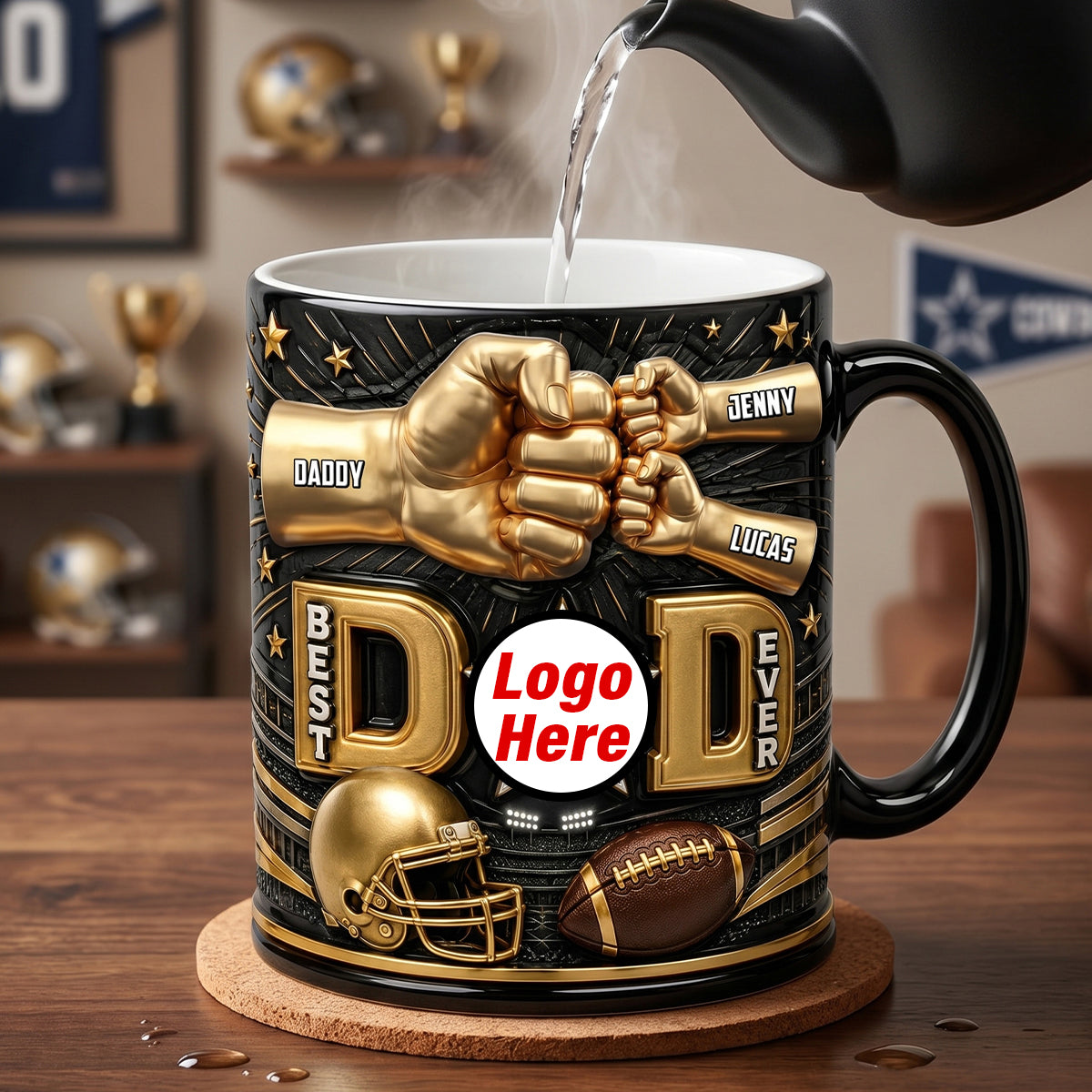 Best Football Dad Magic Coffee Mug 002natn080626