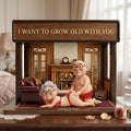 Old Naughty Couple Acrylic Plaque - Personalized Gifts For Couple 05ohlu090626