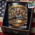 Fun Freedom Party Drinking Glass - Custom Photo Gifts For Patriots 02qhta270526