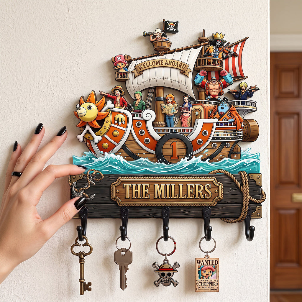 Sea Adventure Acrylic Key Hanger - Personalized Gifts For Family 03HATA160726