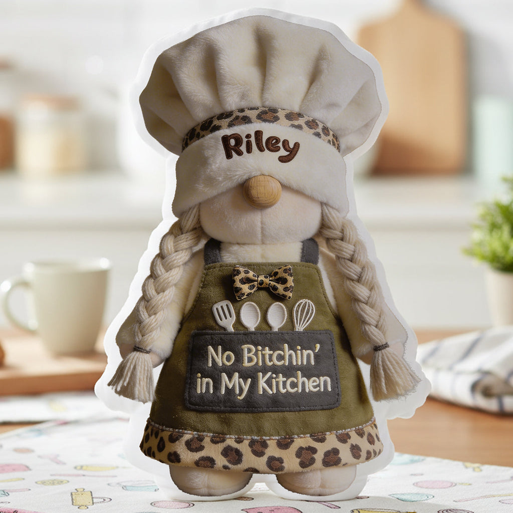 Chef Gnome Custom Shape Pillow - Personalized Gifts For Chef 01PGTA010426