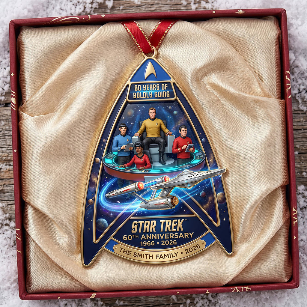 60th Anniversary Christmas Ornament - Personalized Gifts For Family 01tota110926