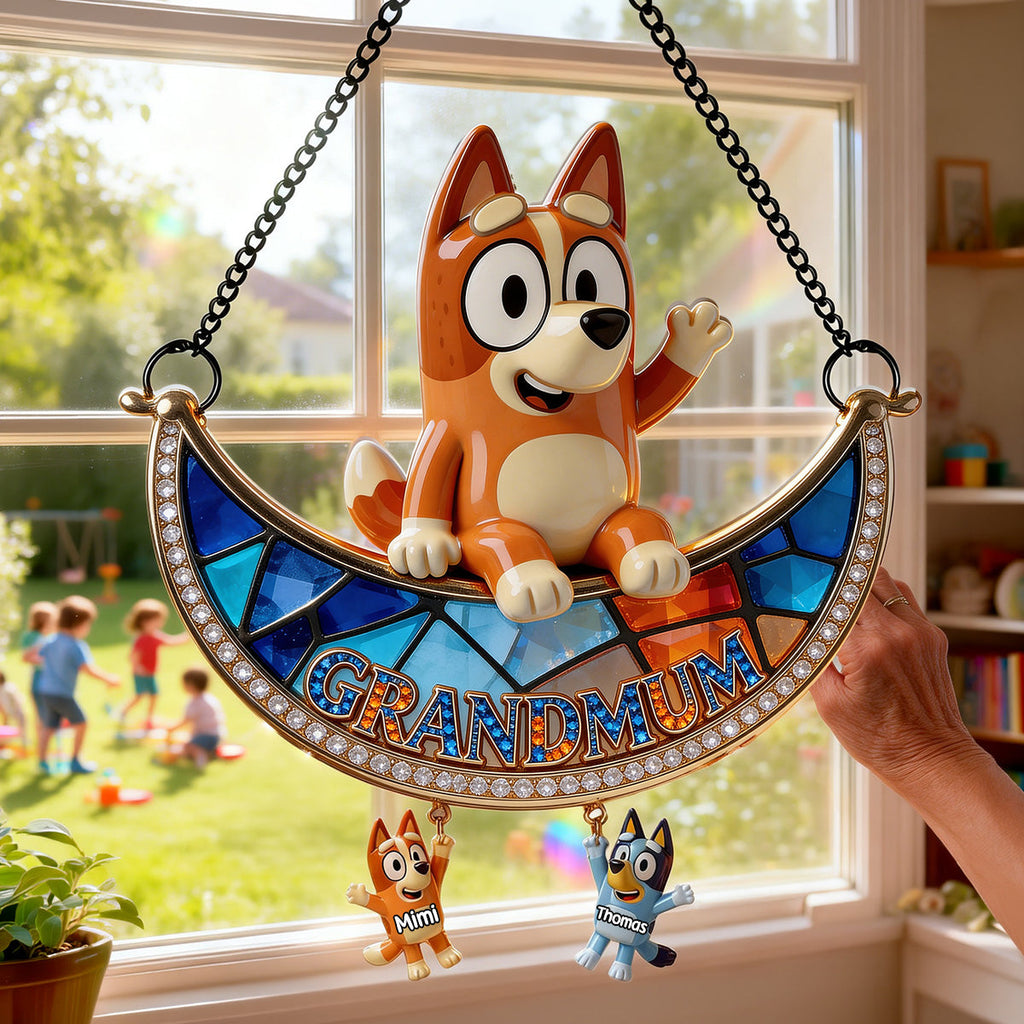 Love Mom Suncatcher - Personalized Gifts For Mothers 05kimg170326
