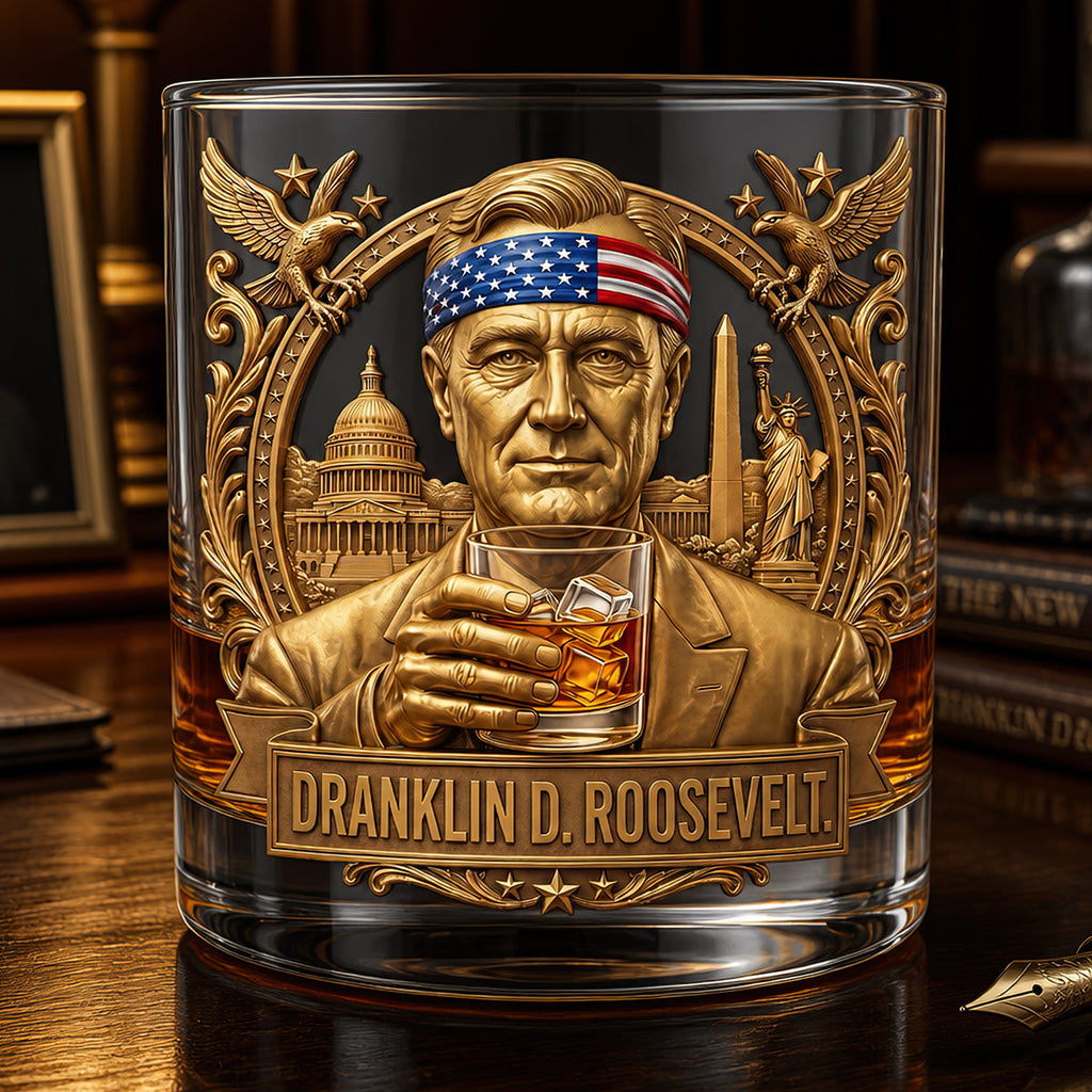 Bold & Memorable Round Glass - Personalized Anniversary Gifts 02HUDT120626