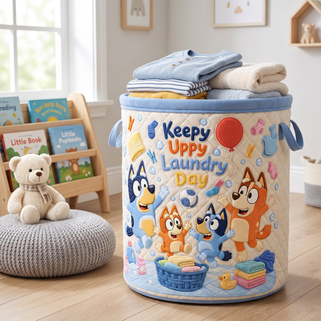 Happy Family Laundry Basket - Personalized Gift For Family 01NAQN140726