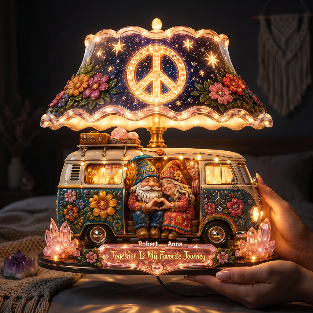 Peaceful Journey Light Box - Personalized Gifts For Couple 02padt070726