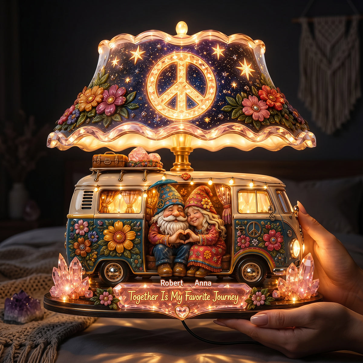 Peaceful Journey Light Box - Personalized Gifts For Couple 02padt070726